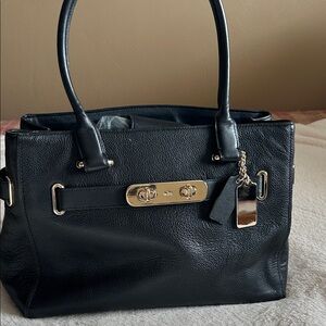 Coach Swagger Carryall in Polished Pebble Leather